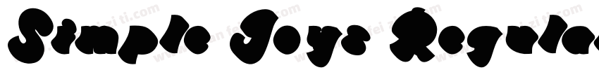 Simple Joys Regular字体转换